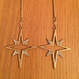 Star burst earrings